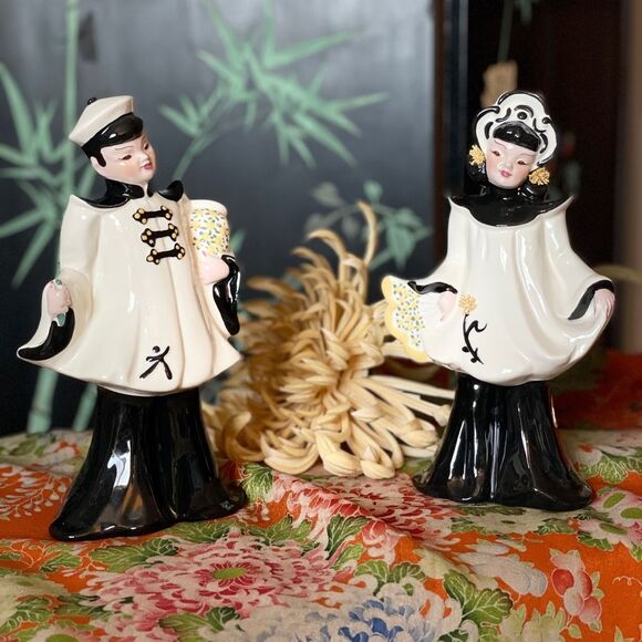 ♥️ Vintage Mid Century Florence Ceramics
California Figurine Couple 8"T 3"W - Picture 10 of 10